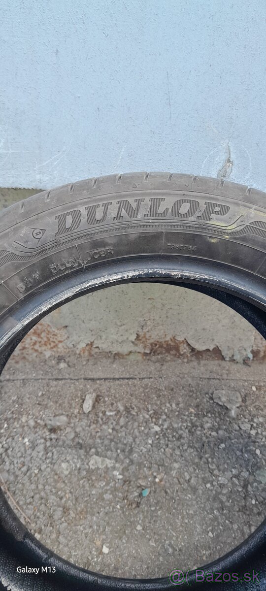 Predám letné pneumatiky Dunlop195/55 R15