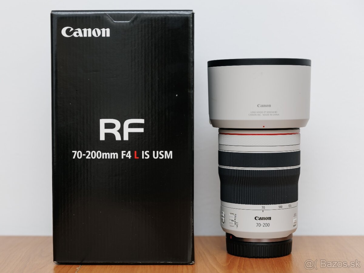 Canon RF 70-200mm f/4L IS USM + UV filter