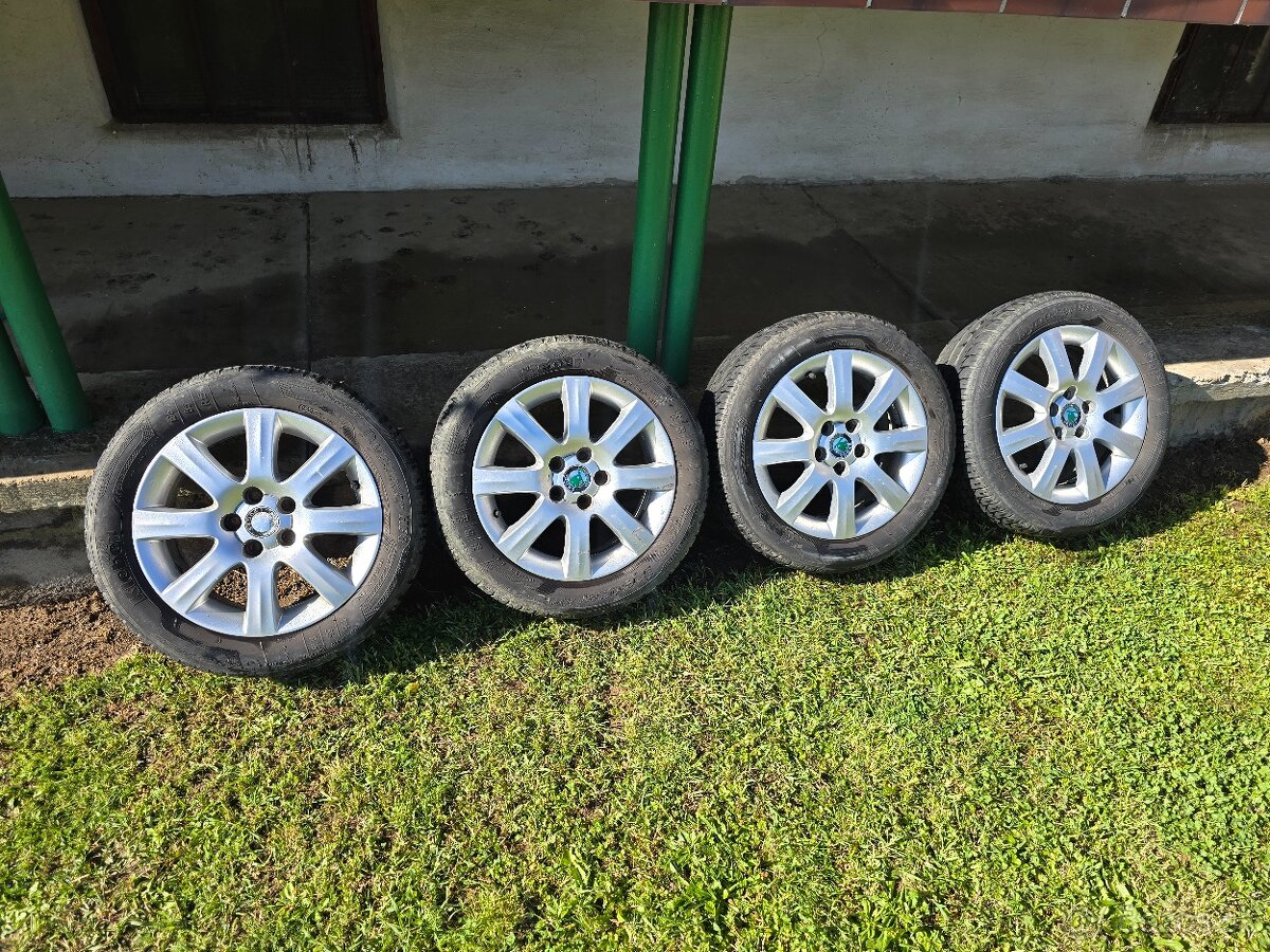 Predam alu.disky orig. ŠKODA , 5x100 R15
