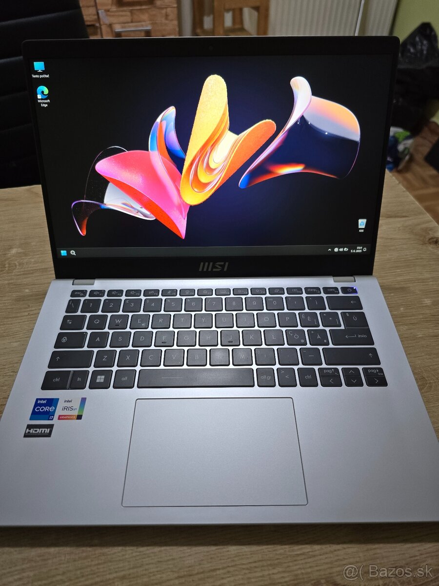 Vykonny MSI Modern 14 so 16gb ram i7 procesorom a 512gb ssd