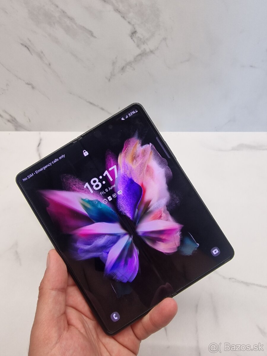 Samsung Galaxy Z Fold 3  – TOP STAV + obal + S Pen
