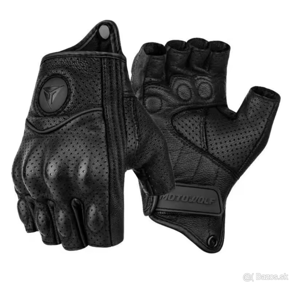 Kožené rukavice Motowolf