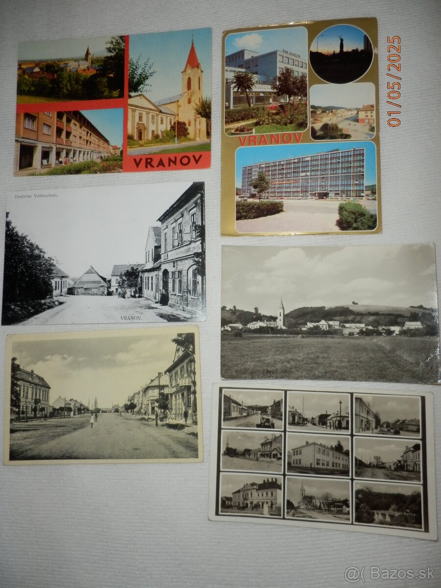 Vranov + Domaša - pohľadnice predaj