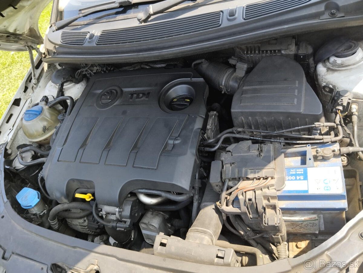 1.6 tdi 55kw caya motor, agregat, turbo, spojka, fabia 2