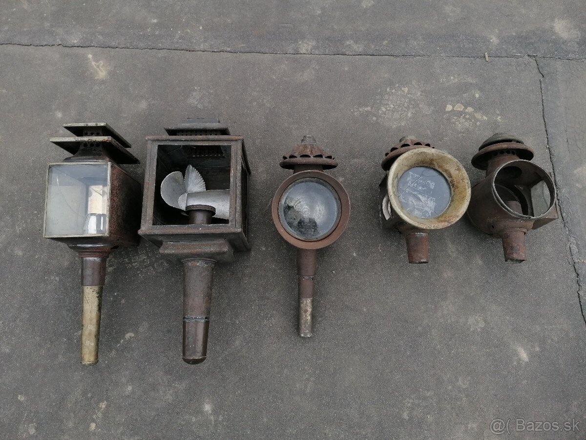 Predám starožitné svetlá na voz