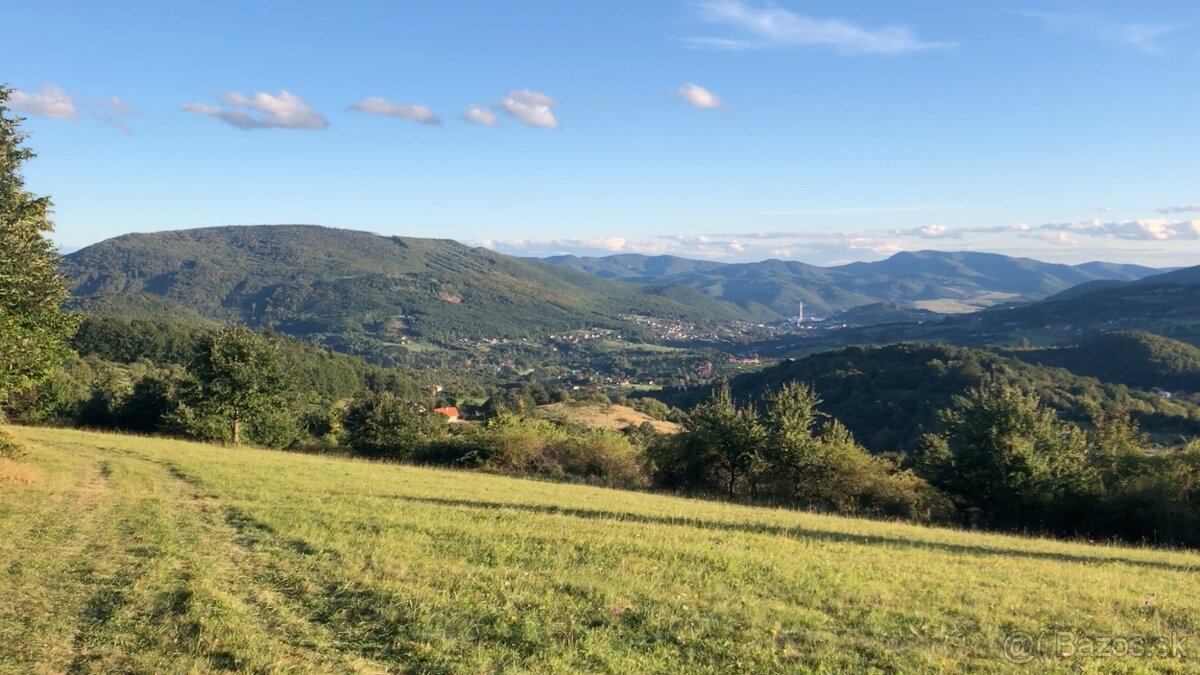 Predám pozemok s nádhernými výhľadmi v meste Nová Baňa