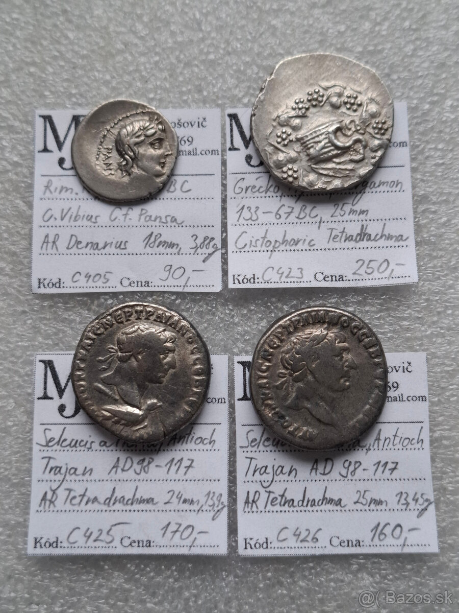 Stare anticke mince: Rim, Grecko, Kelti