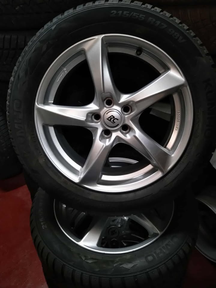 17" alu SUBARU + zimné 215/55 17 SUPER stav.