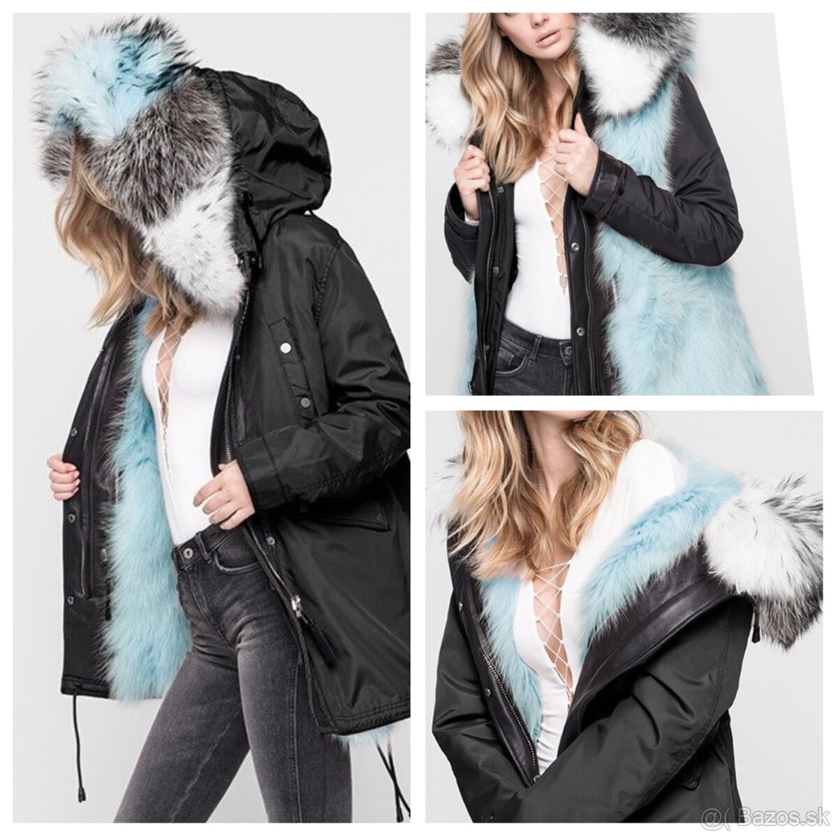 Nicole Benisti 2 000$+ obojstranná parka, vesta, bunda