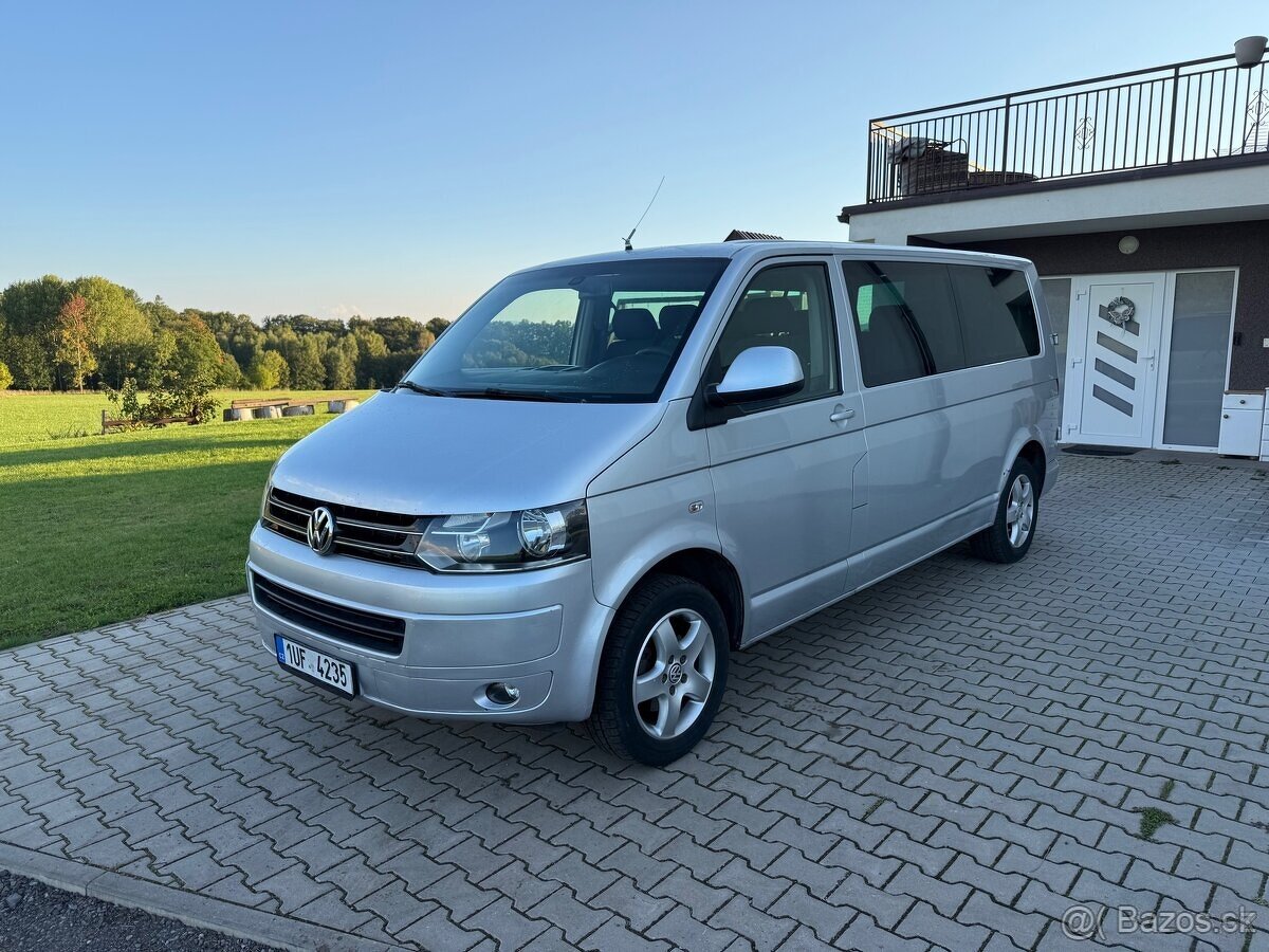 Vw T5.1 Caravelle 2.0 TDi 103 kw, 4x4 , 9 mist , 2013, long