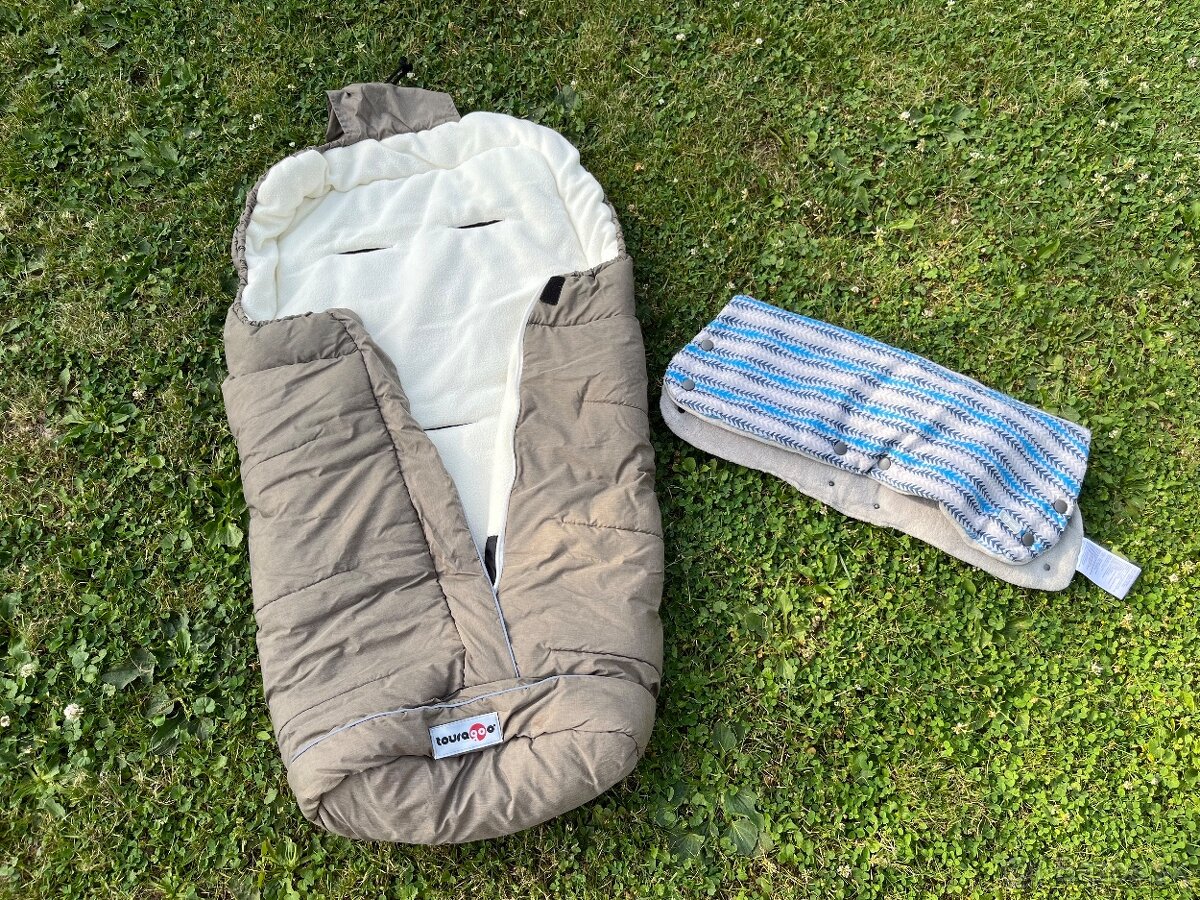 Fusak a rukavica na kočík