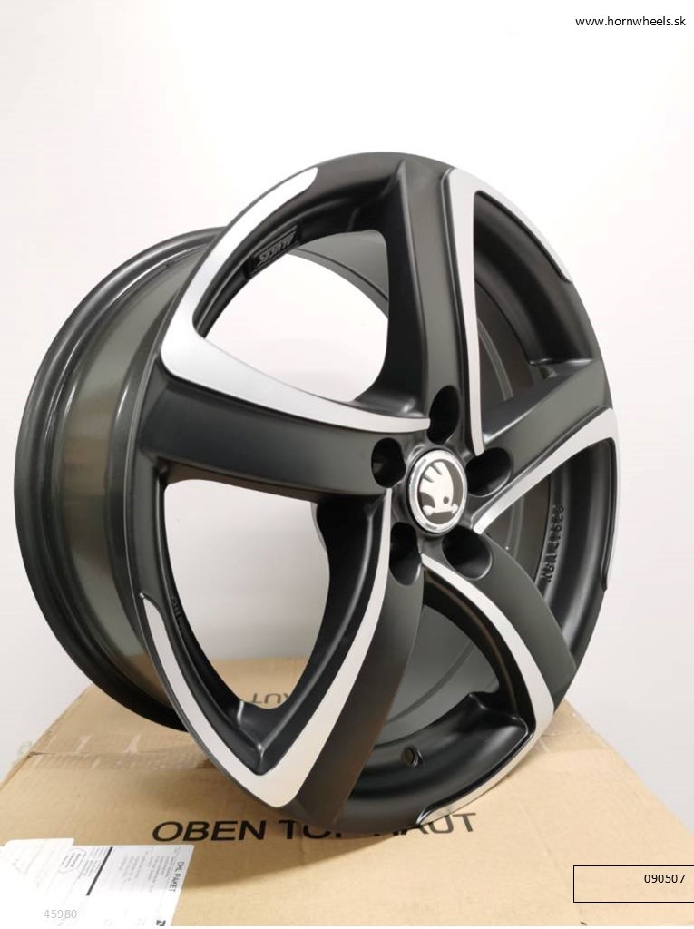 Škoda Fabia, Rapid, Scala alu disky 5x100 R17 ET48 7,5J 1207