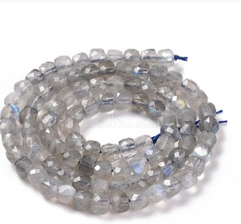 Prírodné labradoritové korálky
