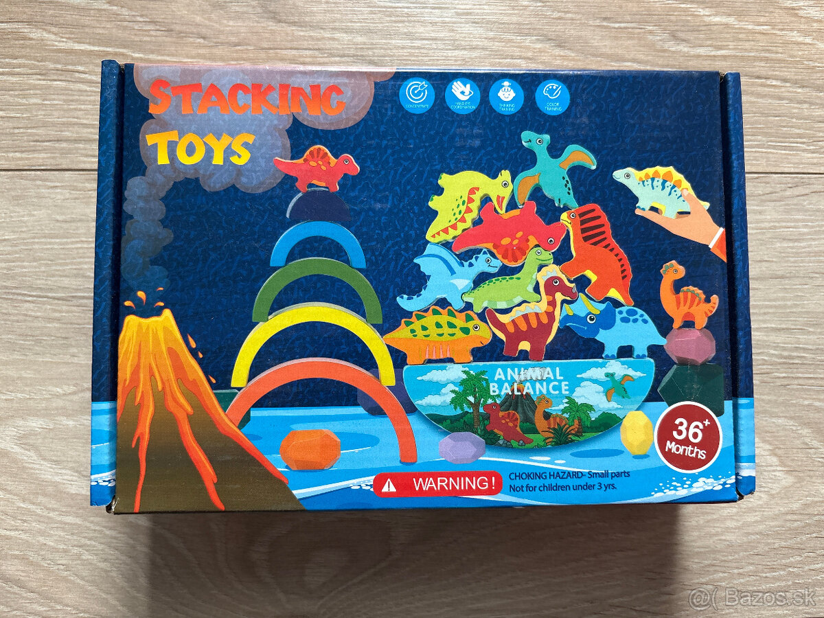 Drevená skladačka Montessori