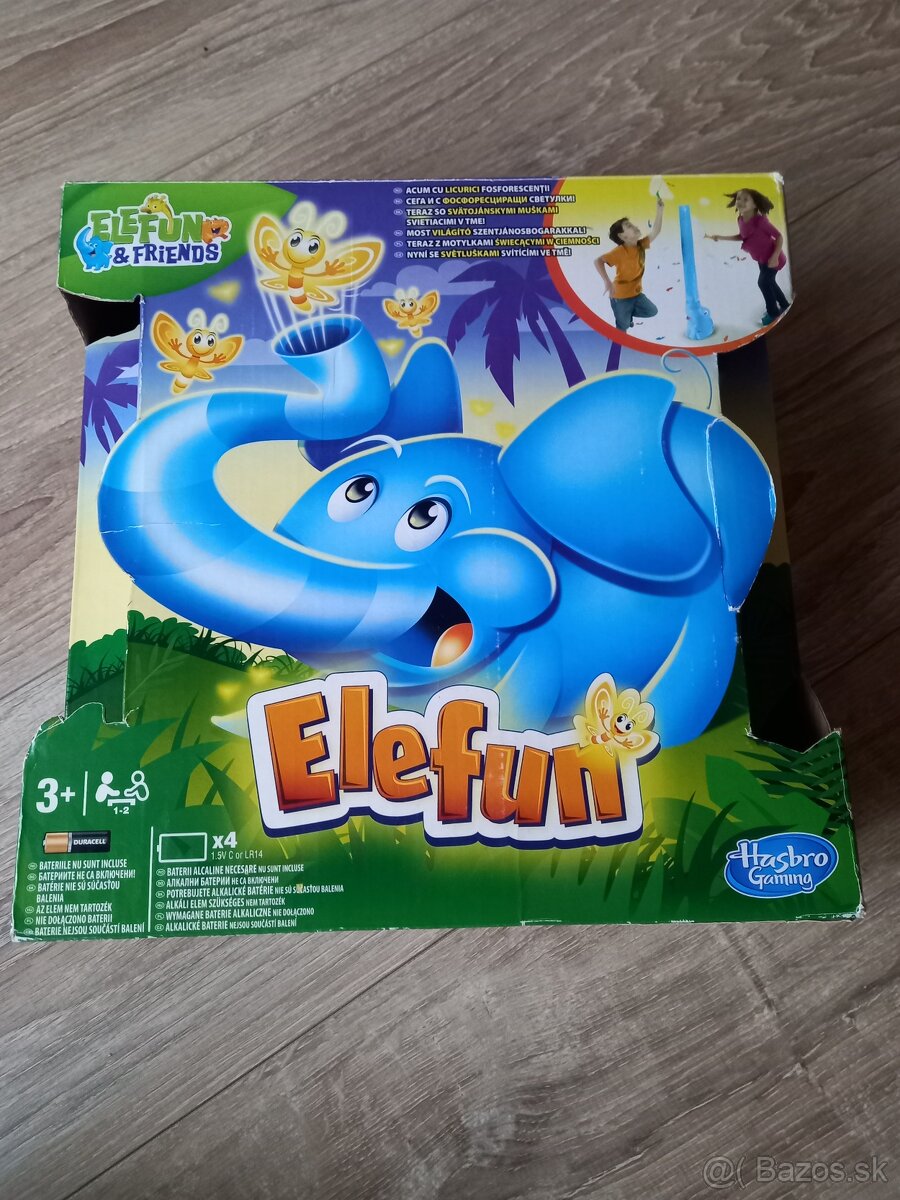 Hra Elefun (fúkací slon)
