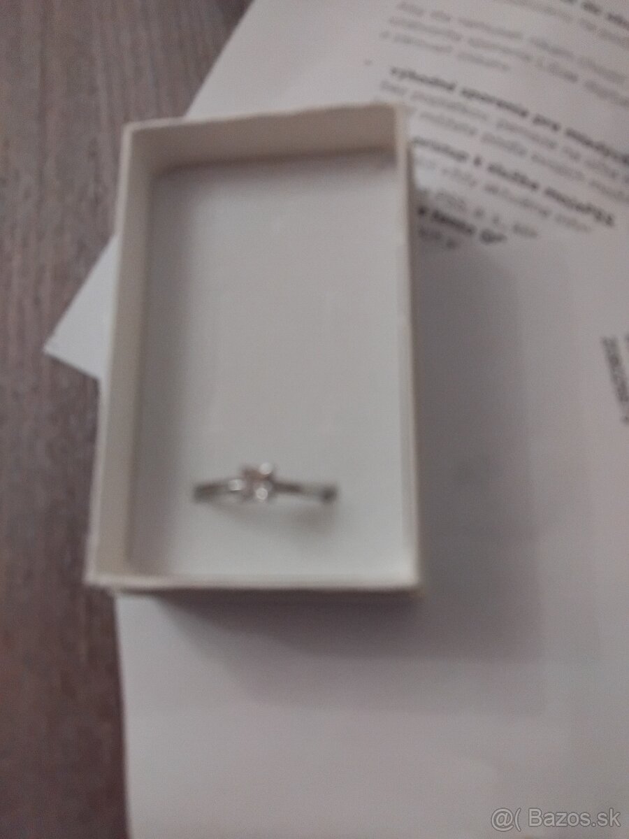 Snubny prsten strieborný