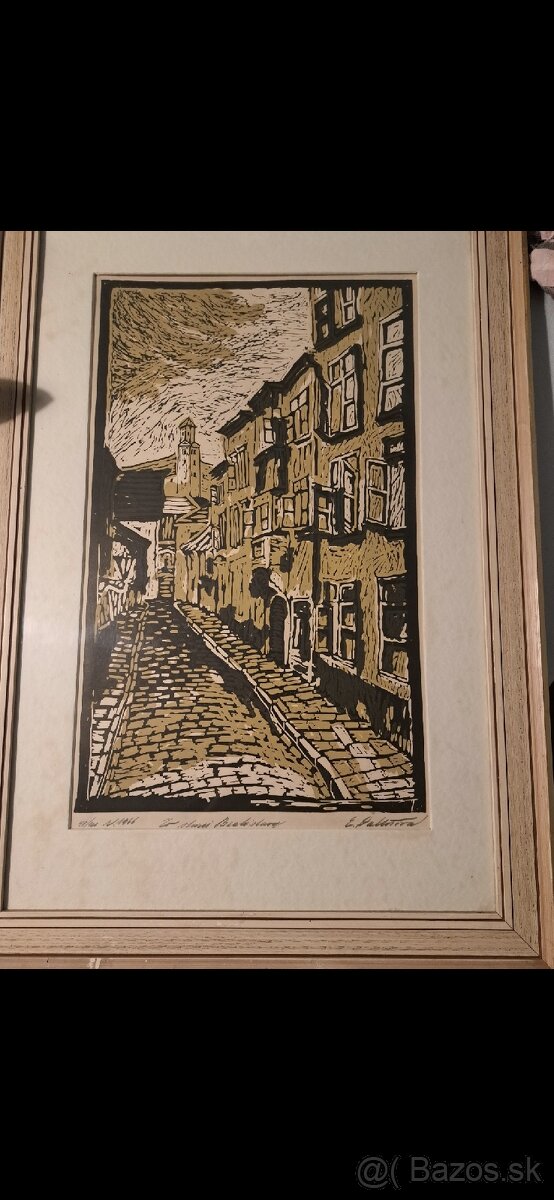 Linoryt Zo starej Bratislavy r. 1966