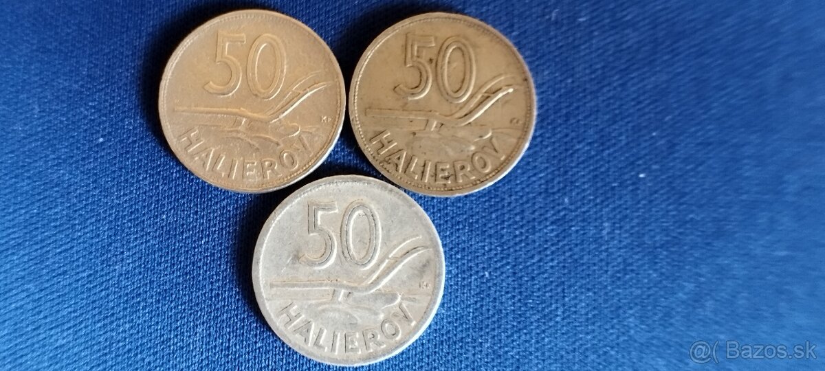 Slovenský štát 1940-1943 3x50hal