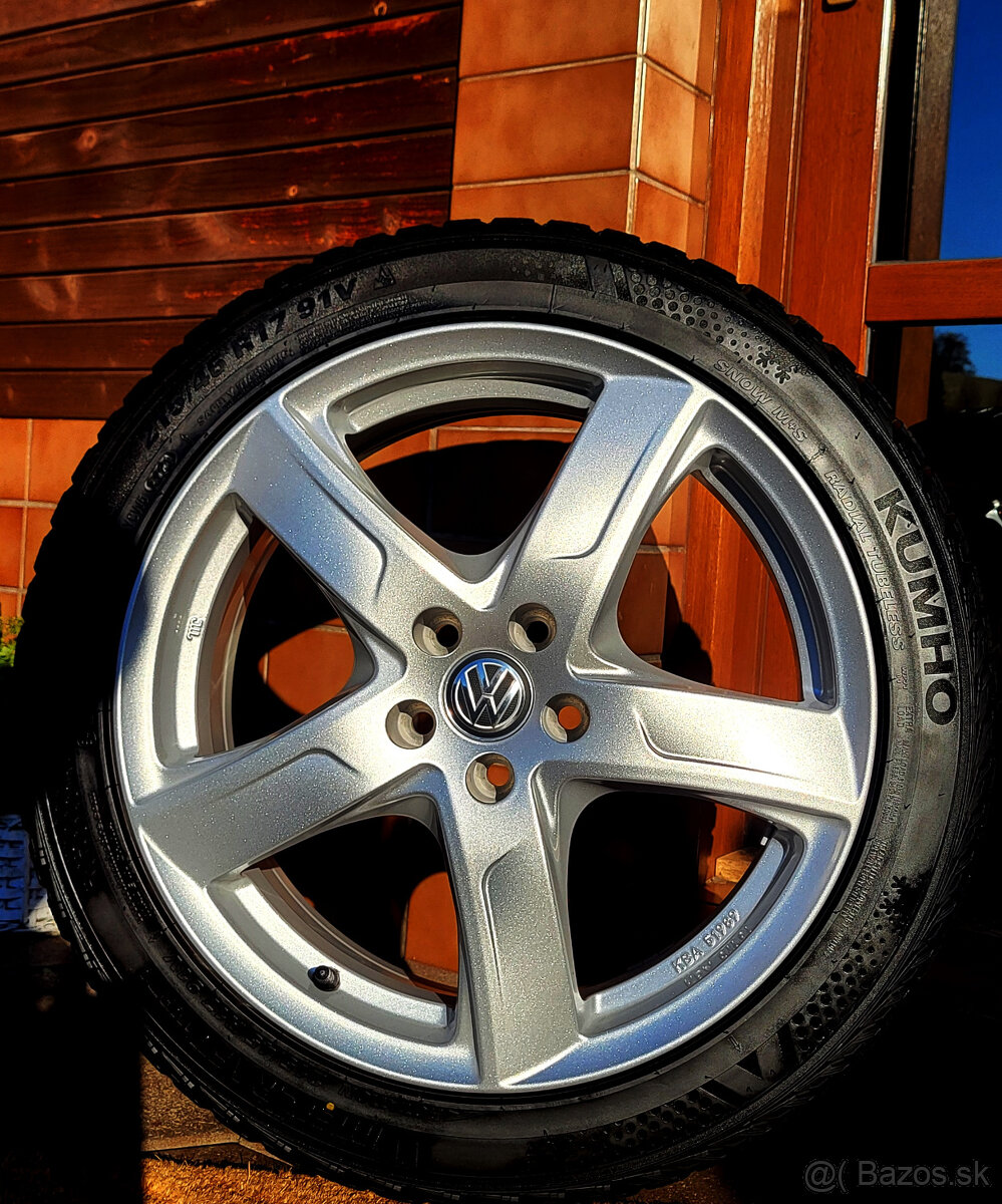 alu R17 5x100 zimné pneu, VW Polo /+ Škoda Fábia, Ibiza, A1
