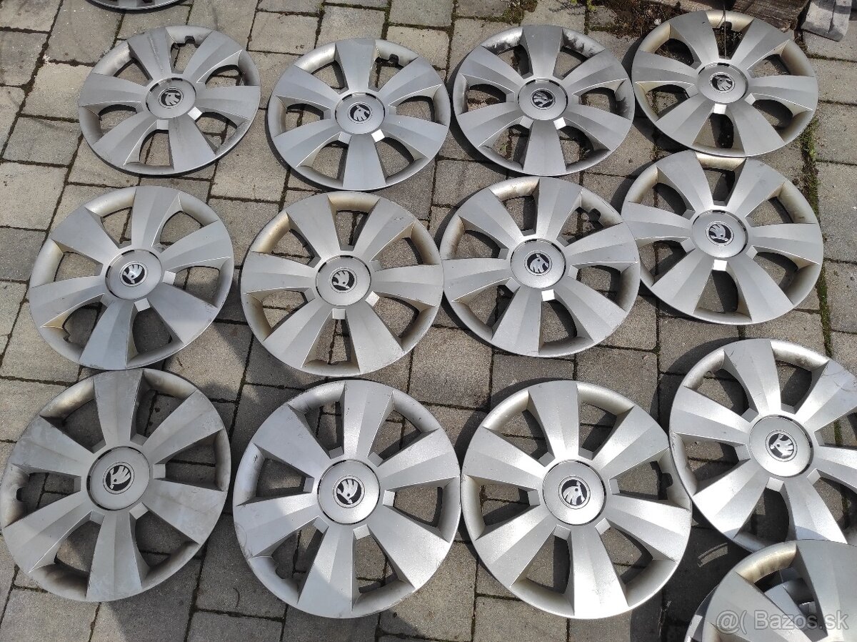 Puklice 15" Škoda Fabia, Rapid