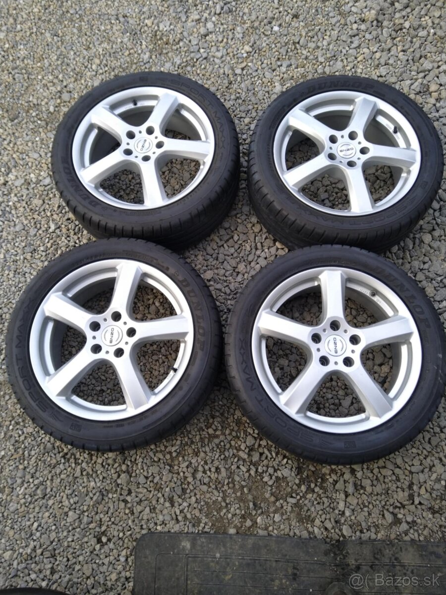 17" alu 5 x 112 + letné pneu 225/45 R 17.