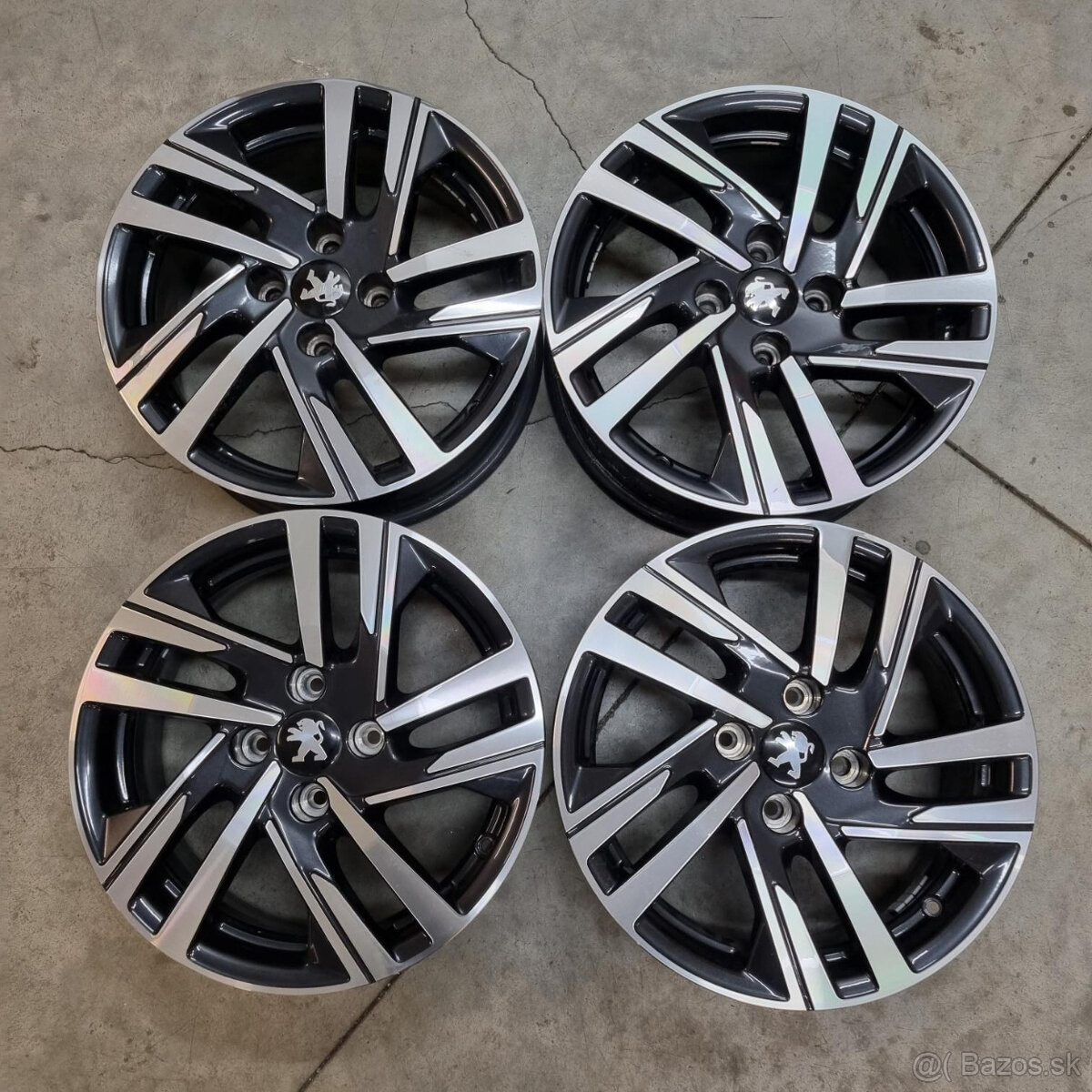 PEUGEOT hliníkové disky 4x108 R16 ET38