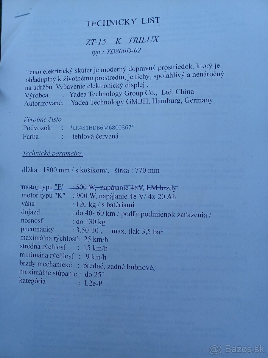 Elektricka trojkolka