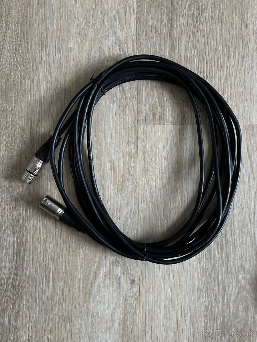 Mikrofonovy a gitarovy kabel