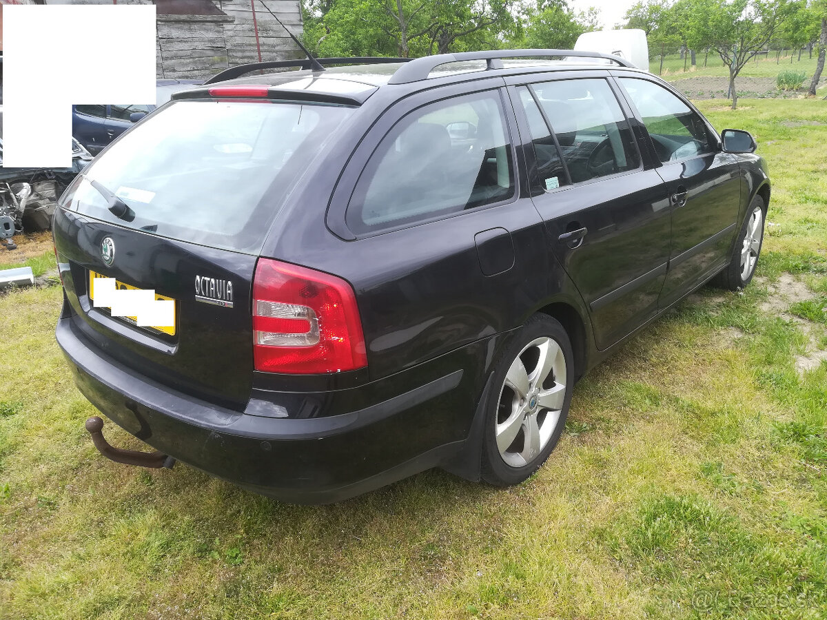 diely na škoda octavia II combi cierna farba