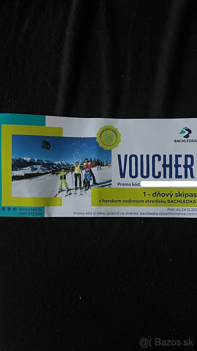 Skipass Bachledka 1 dňový skipass