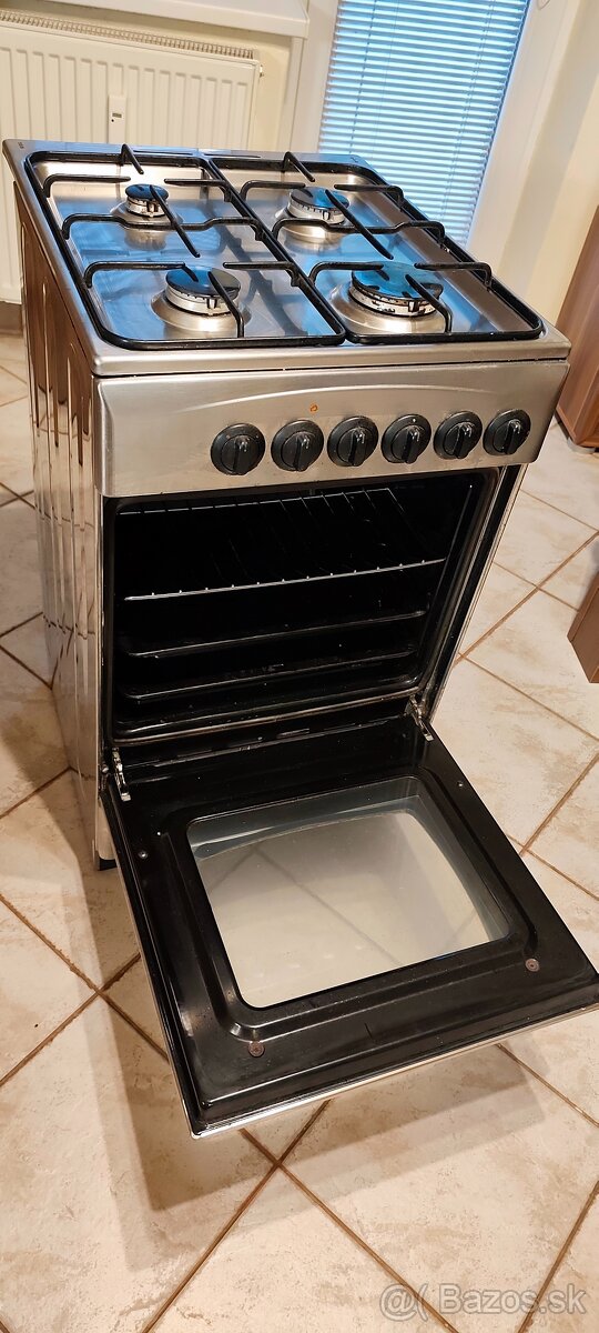 Plynový sporák s elektrickou trúbou - EuroTech