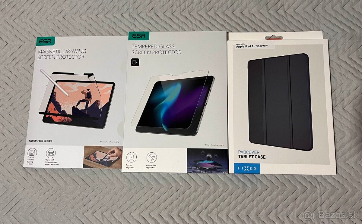 Ipad Air 11" Obal + sklo + paperlike fólia