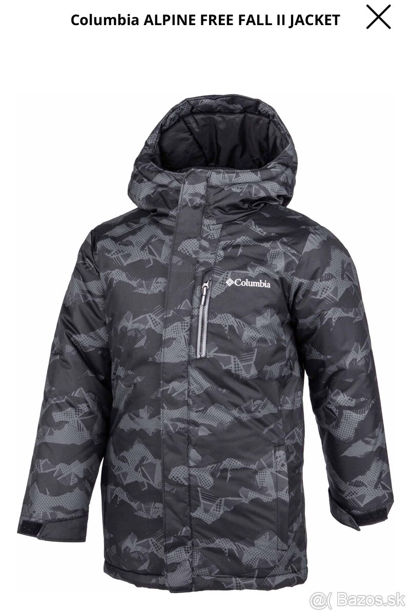 Chlapčenská zimná bunda Columbia – veľkosť 140/152