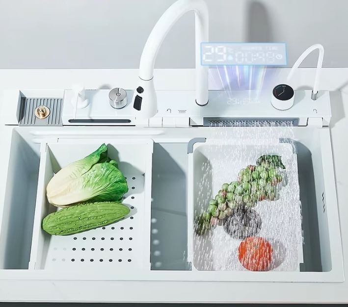 Kuchynský drez 75x45cm - Farbená nerez