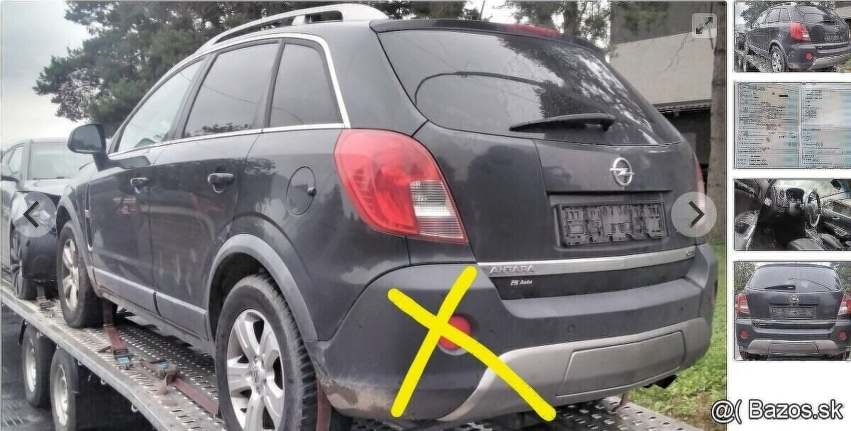 Opel Antara 2.2 CDTI 2014 120 kW predam MOTOR Z22D1, čerpadl