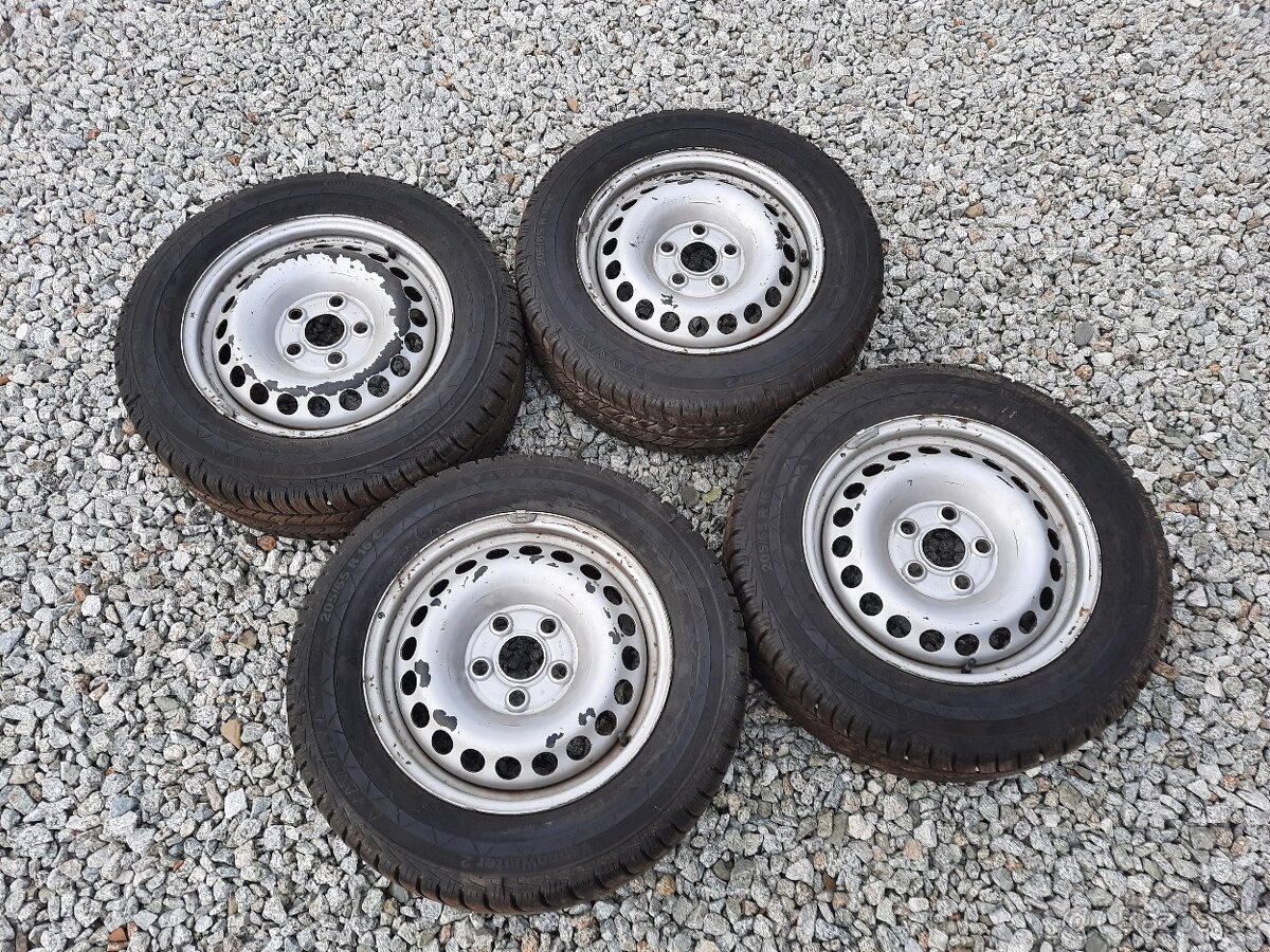 16" zimné kolesá na VW Transporter