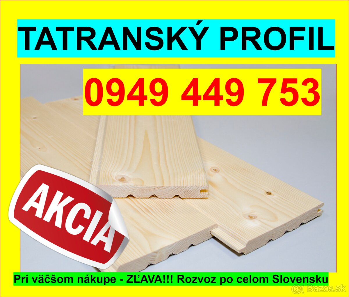 #1 Perodrážka, Tatranský profil, Obklad 0949 449 753