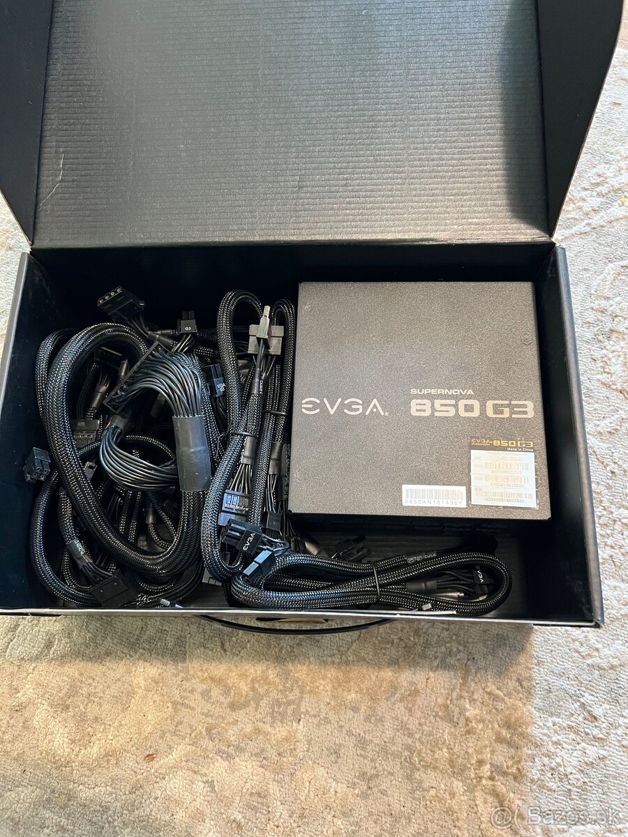 EVGA SuperNOVA 850 G3 – 850W, 80+ Gold, modulárny zdroj