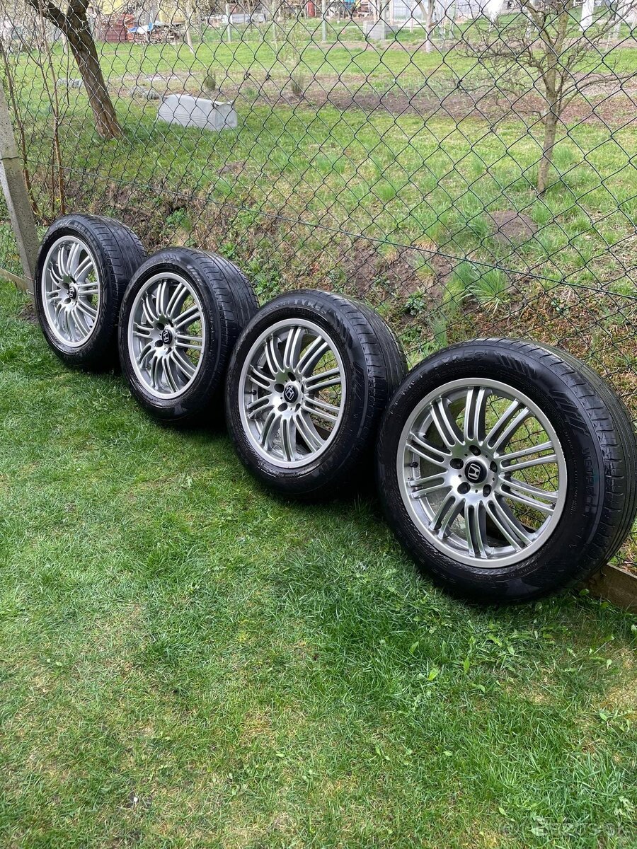 225/60 R18 5x114,3 elektorny s letnými pneumatikami
