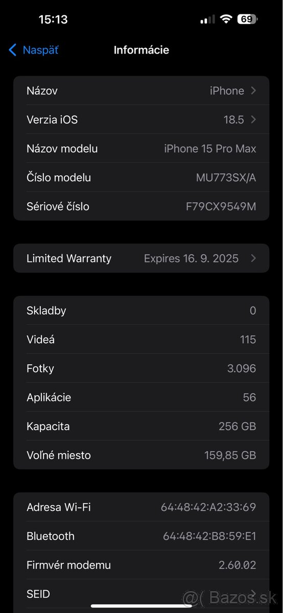 iPhone 15 Pro max