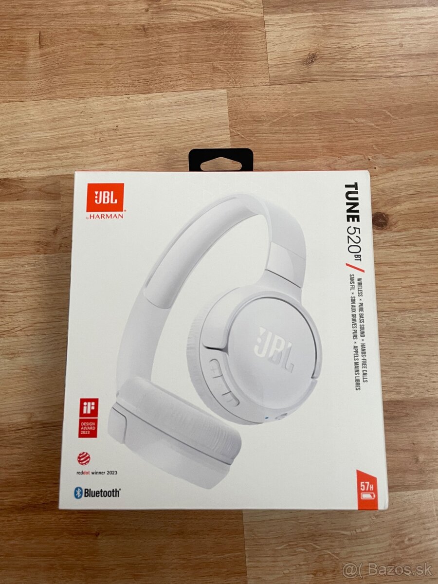 JBL TUNE520BT slúchadla