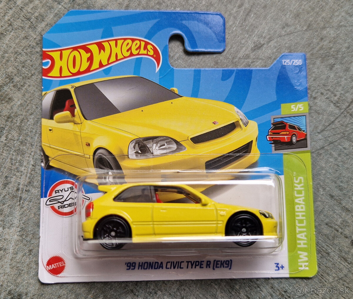 Hot Wheels ’99 Honda CIVIC Type R (EK9)
