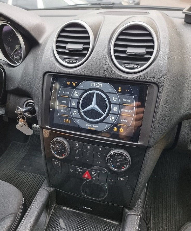 MERCEDES ML, GL - 9" ANDROID 13/14 - GPS rádio