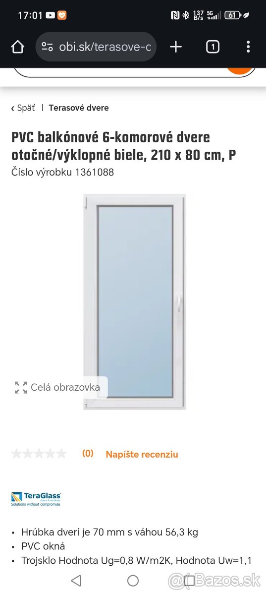 Balkónové dvere