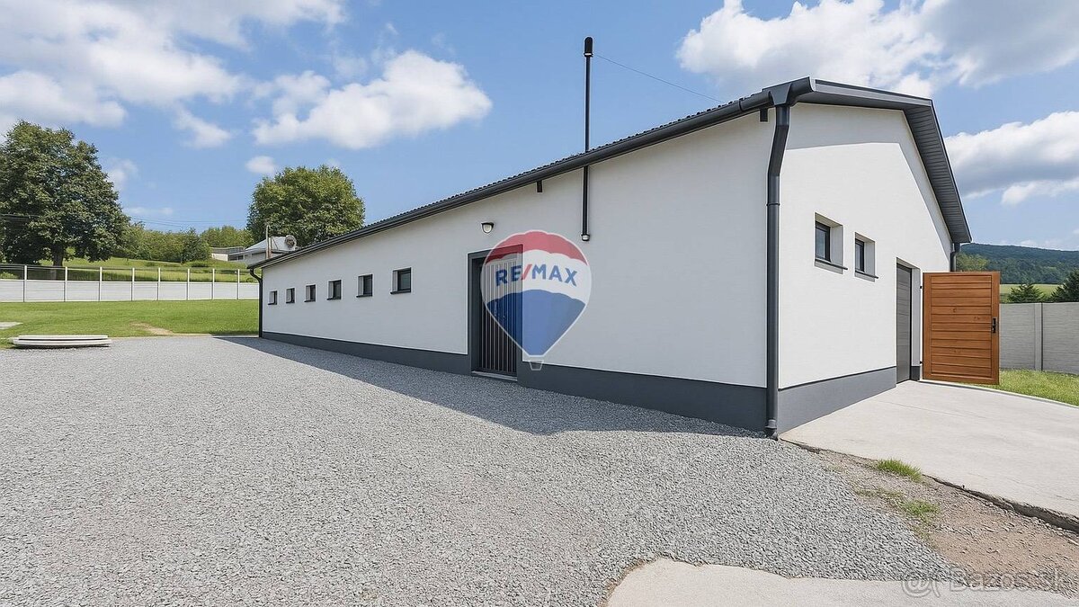 Budova 313m2, pozemok 2348m2, pri Hanušovciach nad Topľou