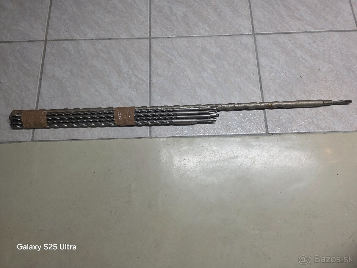 Vrtáky do betónu úplne nové + zánovne