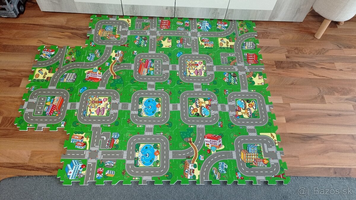 Penové puzzle - mesto