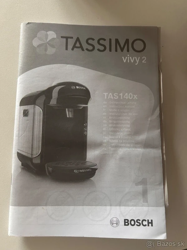 Kávovar kapsulový Tassimo vivy2