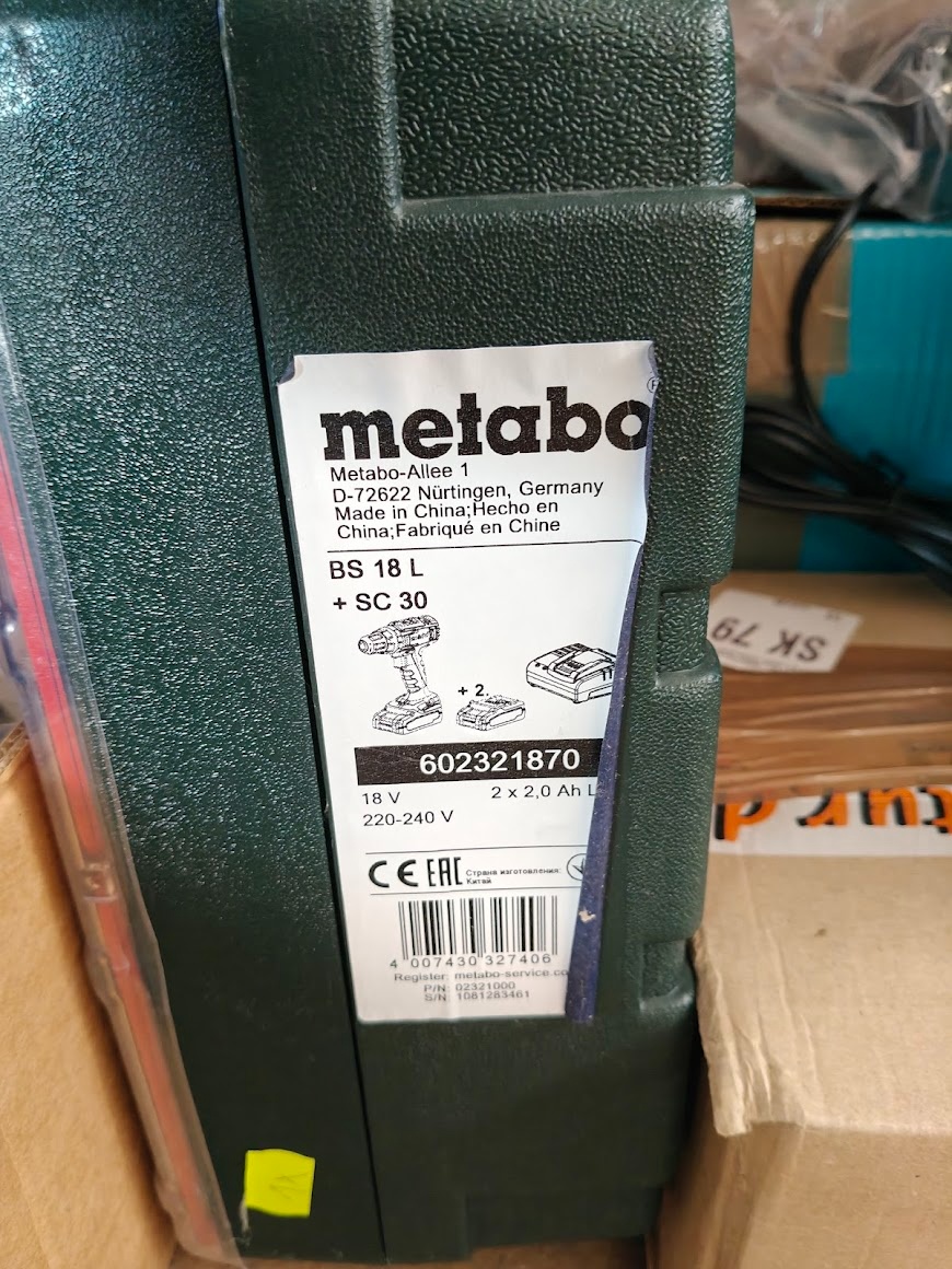Metabo BS 18 L Set Aku vŕtací skrutkovač (50Nm/18V/2x2,0Ah)