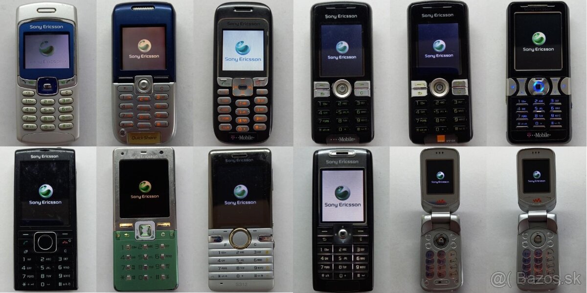 SONY ERICSSON Rôzne Typy Plne Funkčné